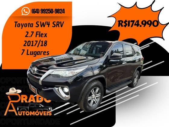 TOYOTA HILUX SW4 2.7 SR 7 LUGARES 4X2 16V FLEX 4P AUTOMÁTICO TOYOTA HILUX SW4 2.7 SR 7 LUGARES 4X2 16V FLEX 4P AUTOMÁTICO